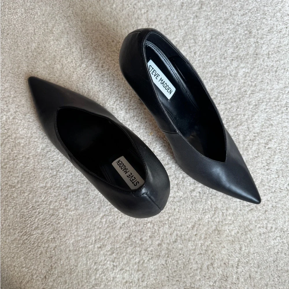 Steve Madden Sedona Pointed Toe Pump | Black Heels size 10 - Picture 11 of 13